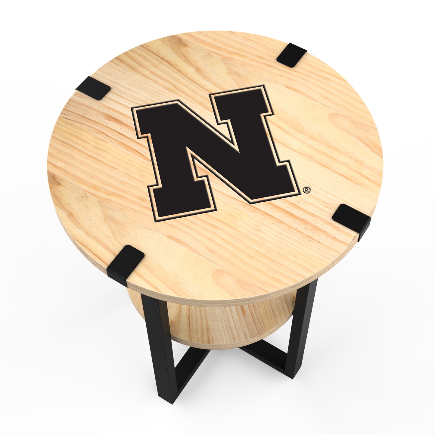 Nebraska Cornhuskers End Table