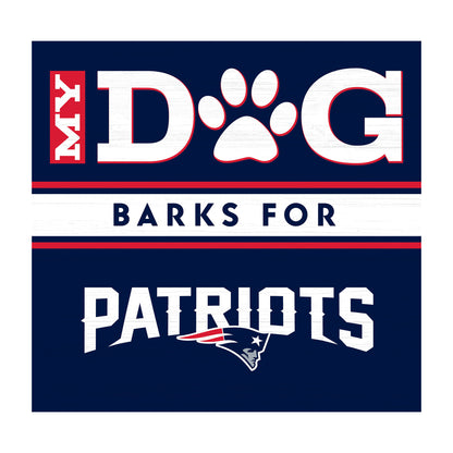 New England Patriots dog sign