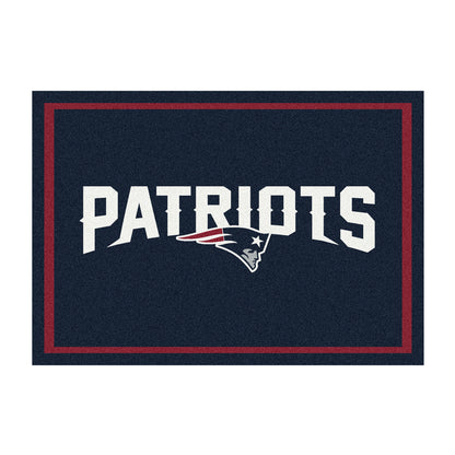 New England Patriots distressed style area rug