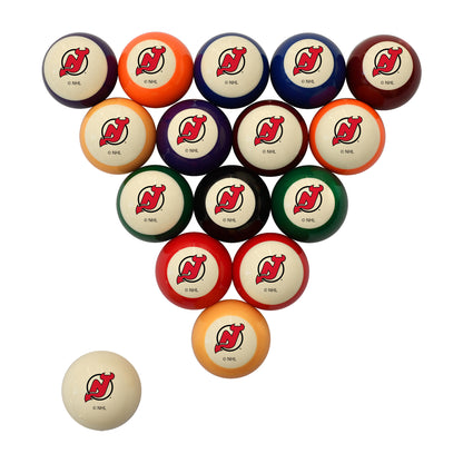 New Jersey Devils logo billiards balls