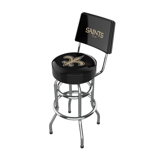 New Orleans Saints Chrome Barstool
