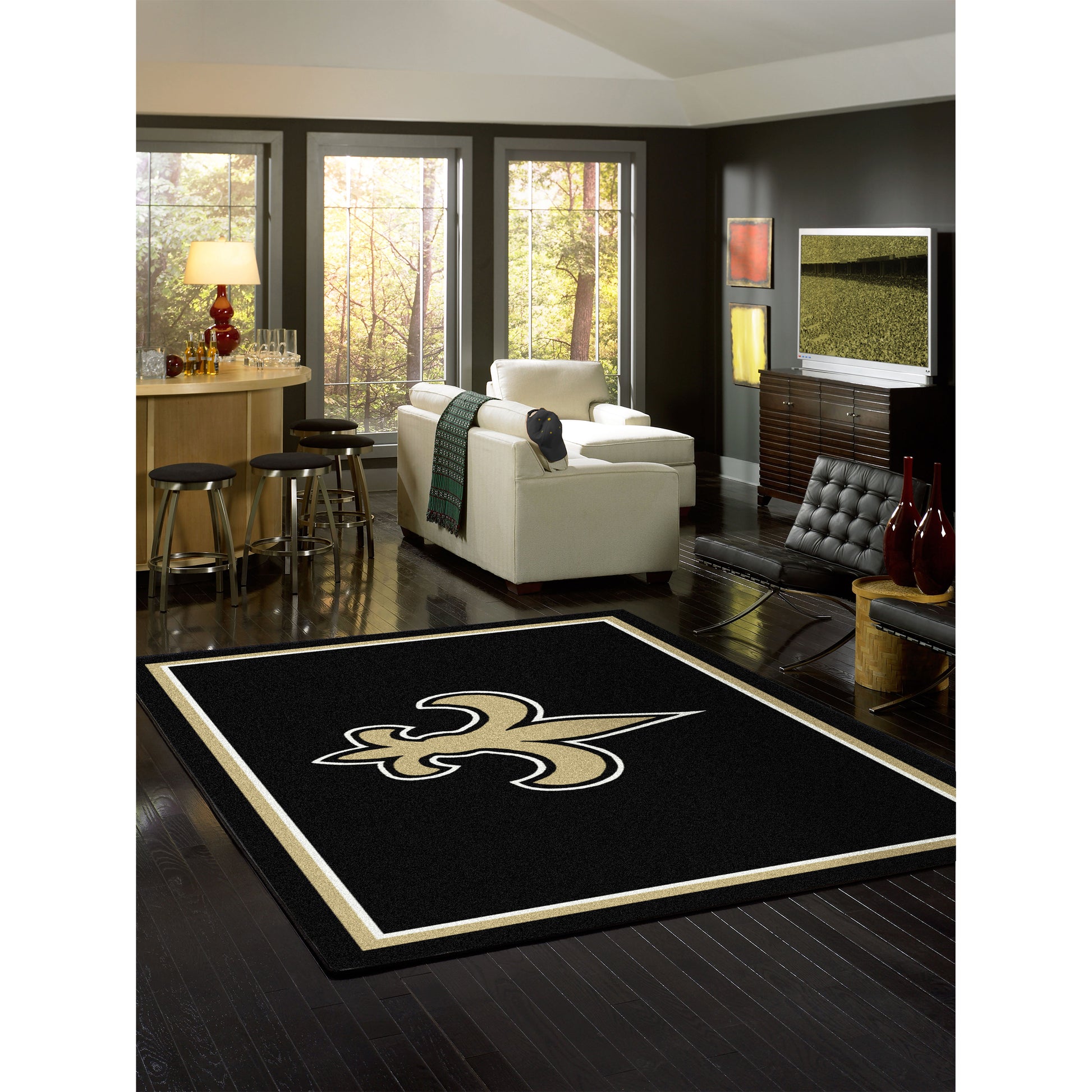 New Orleans Saints spirit style area rug life