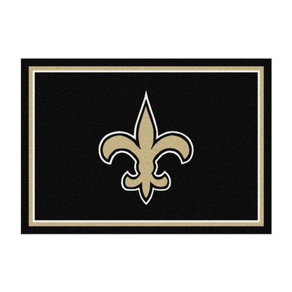 New Orleans Saints distressed style area rug