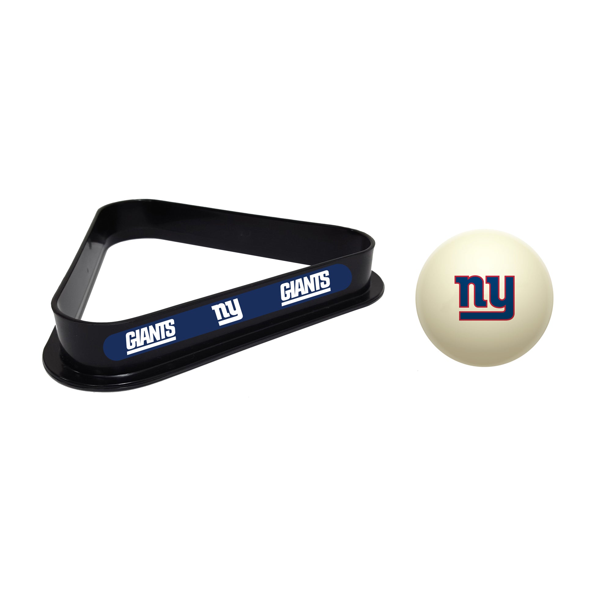 New York Giants cue ball and triangle