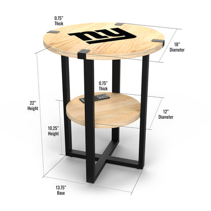 New York Giants Table Dimensions