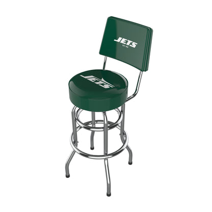 New York Jets Chrome Barstool