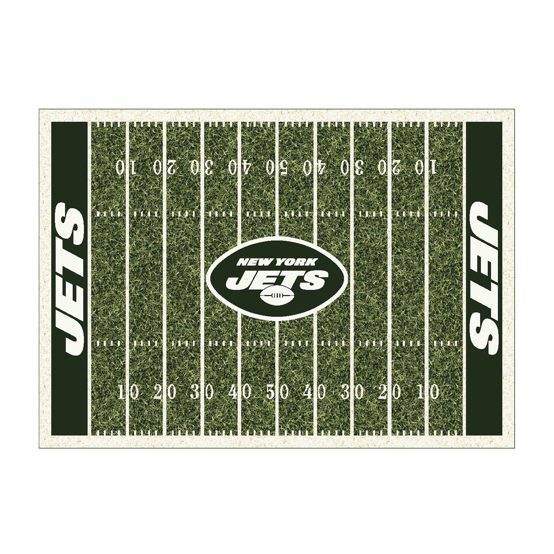 New York Jets home field style area rug