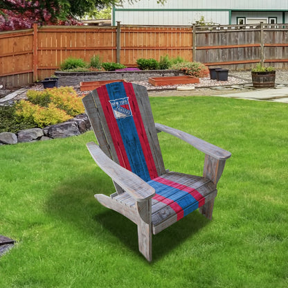 New York Rangers Outdoor Painted Adirondack Chair