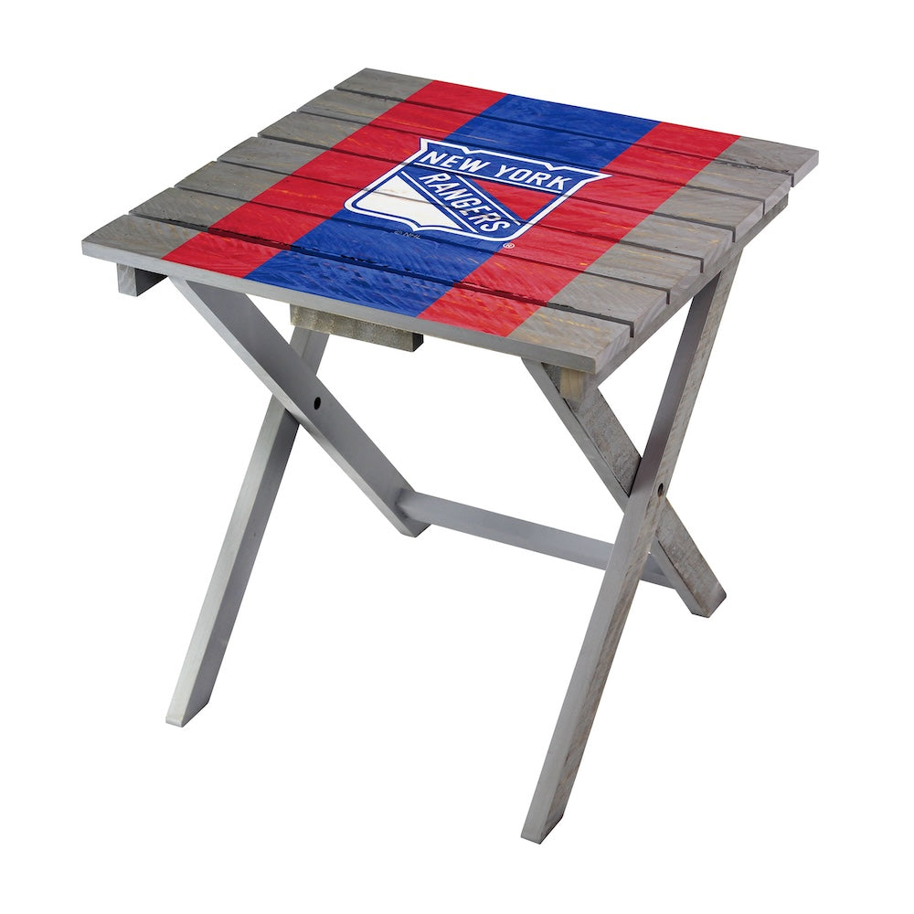 New York Rangers Adirondack Table