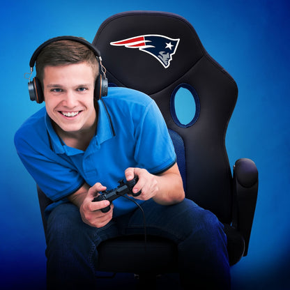 New England Patriots Office Gamer Chair Lifestyle