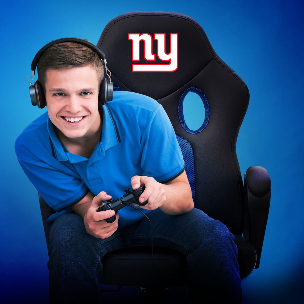 New York Giants Office Gamer Chair Lifestyle