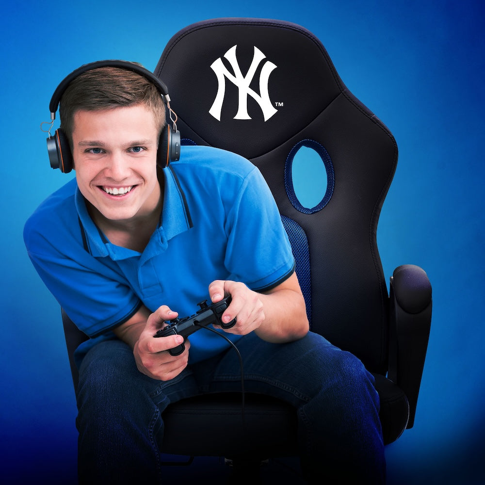 New York Yankees Office Gamer Chair Lifestyle