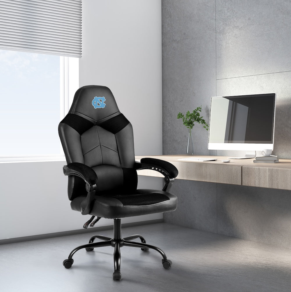 North Carolina Tar Heels Office Gamer Chair Lifestyle