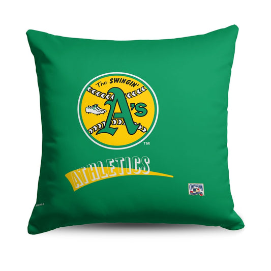 Oakland A's CC Throwback pillow