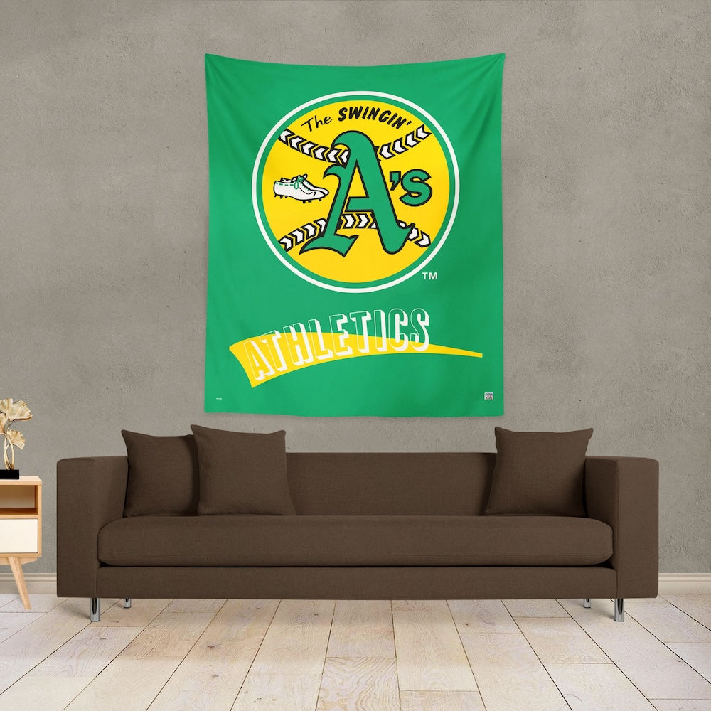 Oakland A's Cooperstown Collection wall hanging