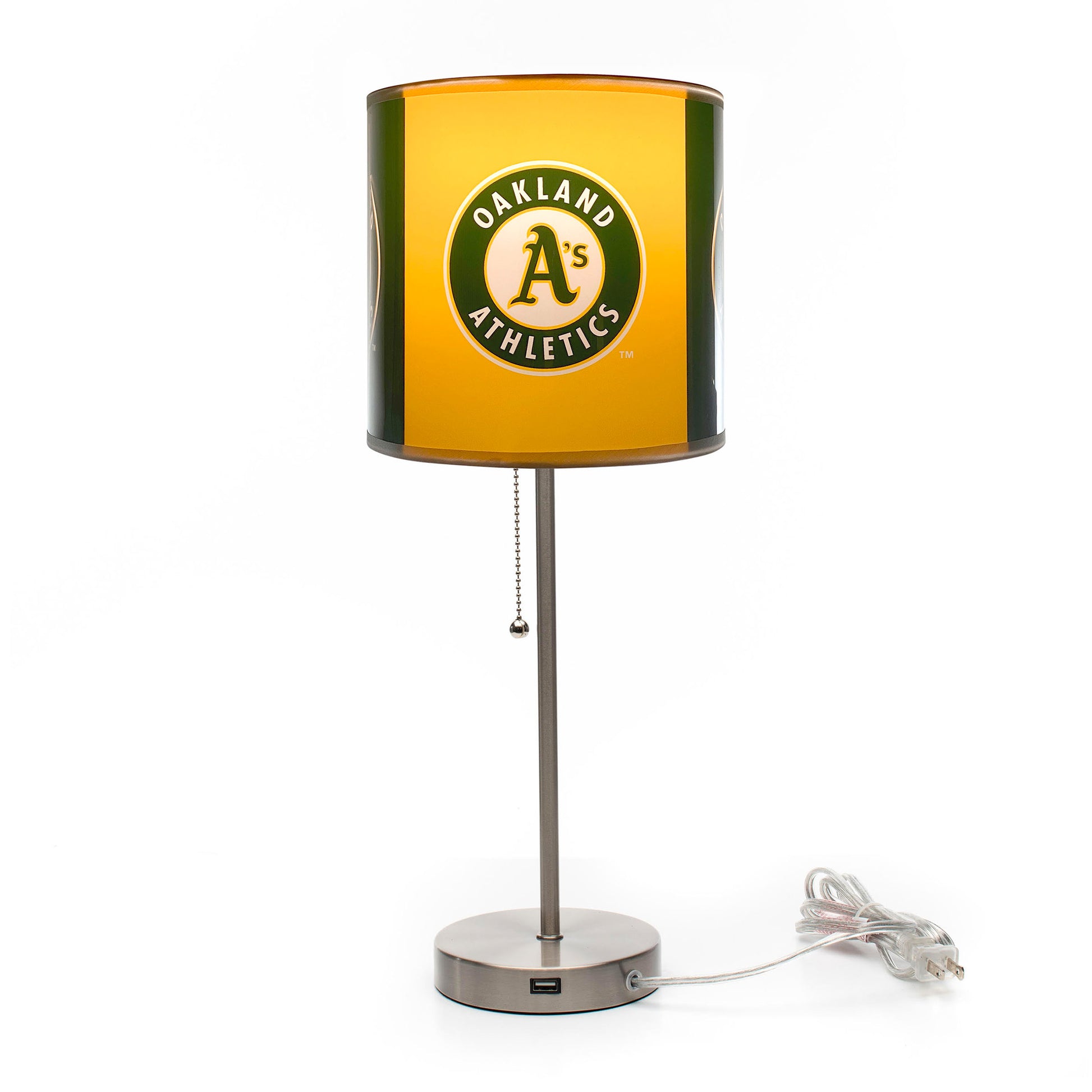 Oakland A's table lamp