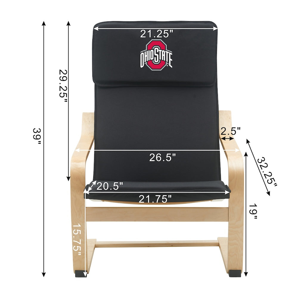 Ohio State Buckeyes accent chair