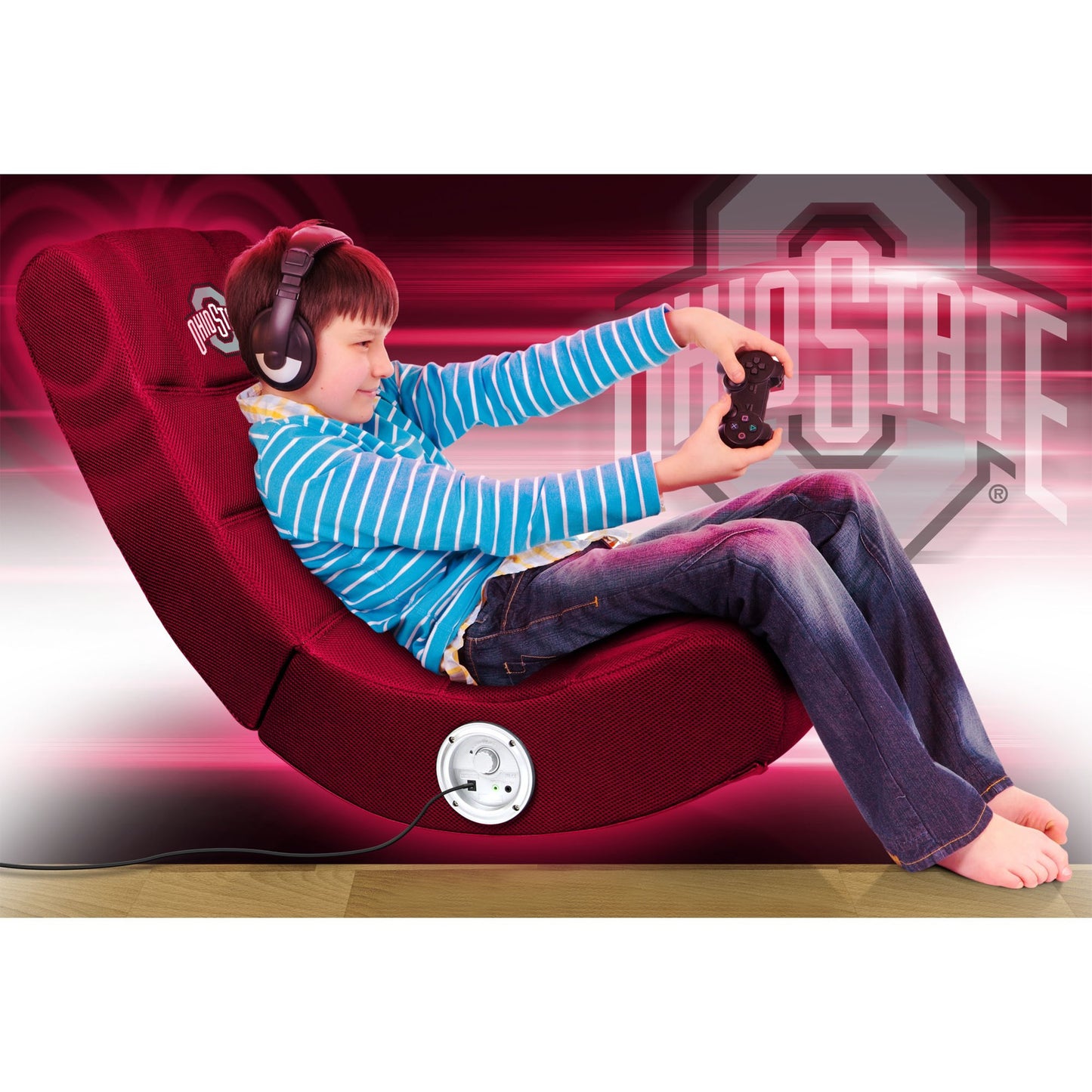 Ohio State Buckeyes foldup gamer chair