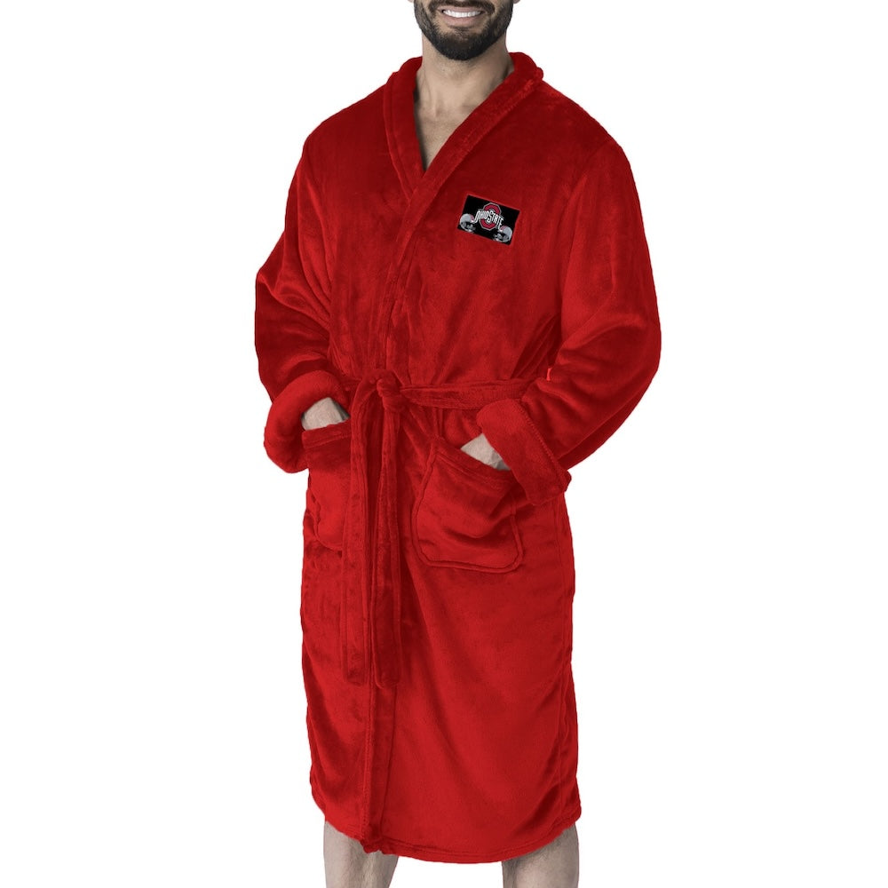 Ohio State Buckeyes silk touch team color bathrobe