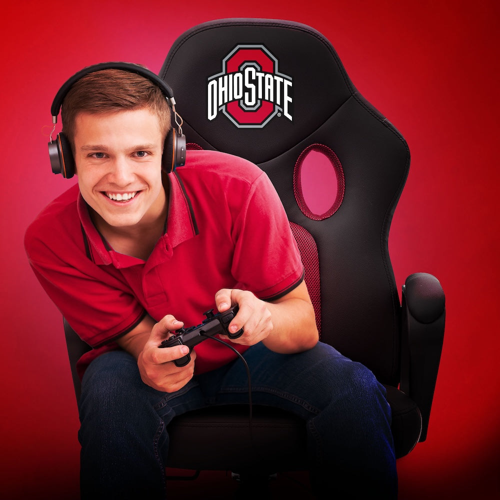 Ohio State Buckeyes Office Gamer Chair Lifestyle