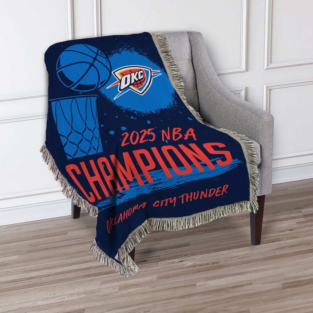 Oklahoma City Thunder NBA Finals Champions tapestry 2