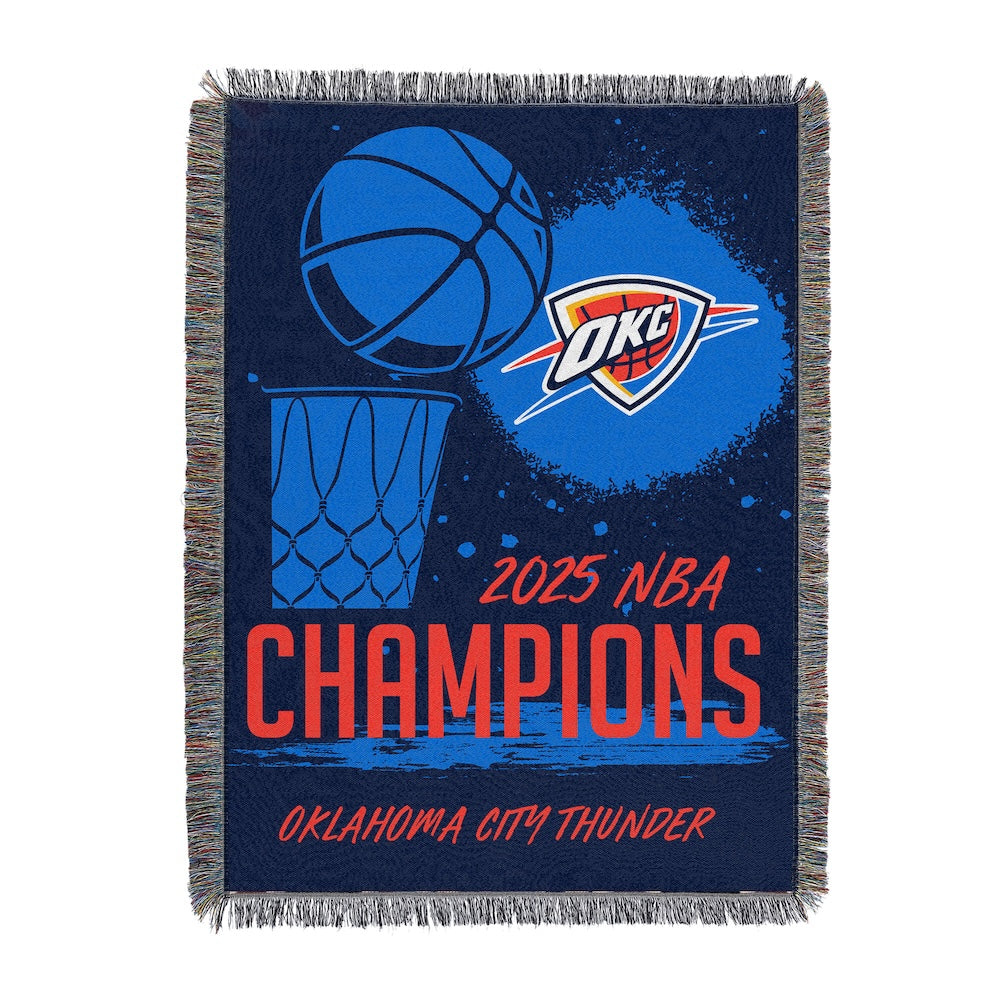 Oklahoma City Thunder NBA Finals Champions tapestry
