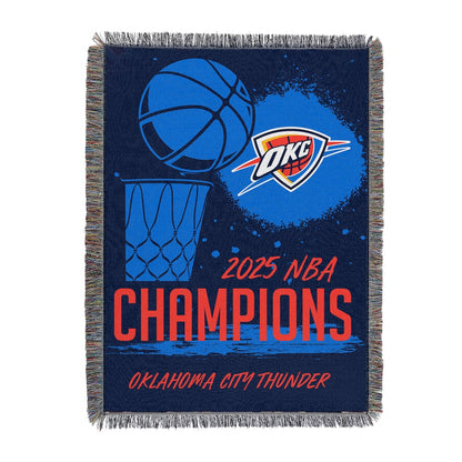 Oklahoma City Thunder NBA Finals Champions tapestry