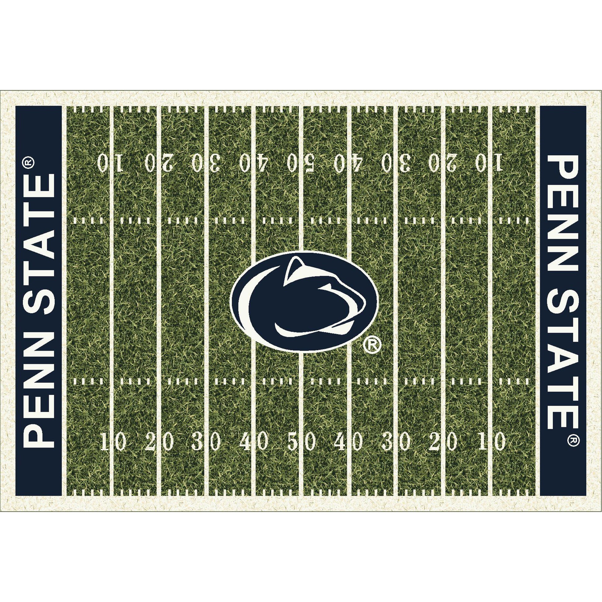 Penn State Nittany Lions home field style area rug