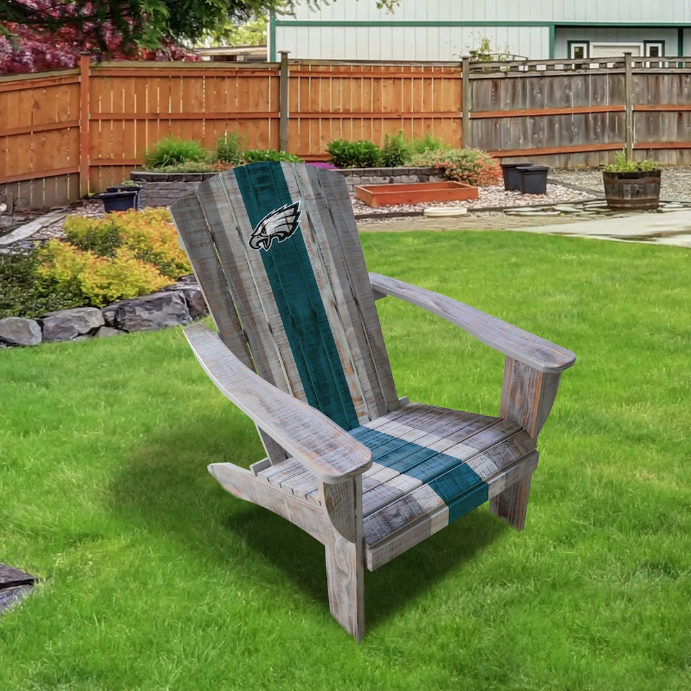 Philadelphia Eagles Outdoor Painted Adirondack Chair