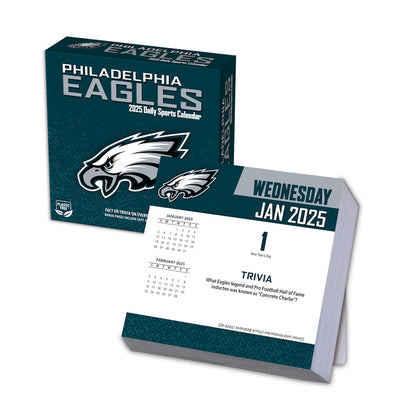 Philadelphia Eagles 2025 Fact-A-Day Box Desk Calendar