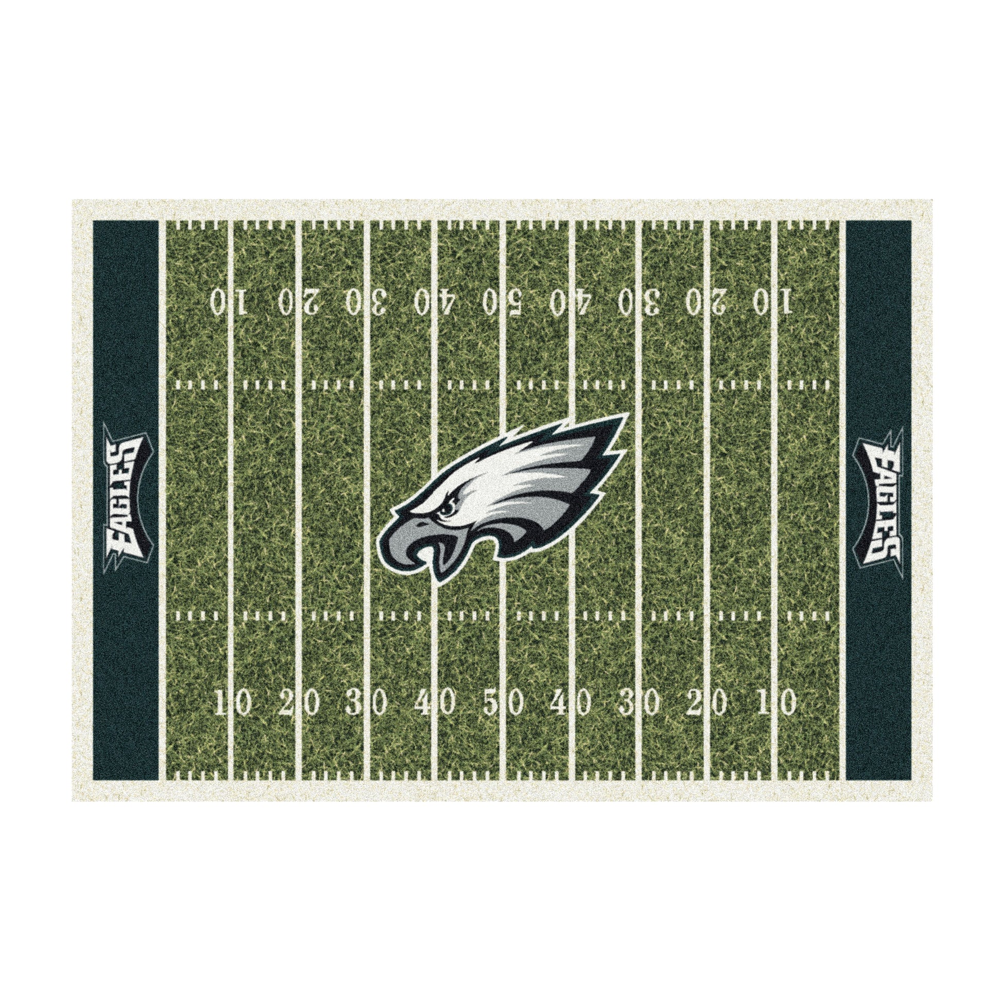 Philadelphia Eagles home field style area rug