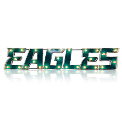 Philadelphia Eagles lighted metal sign