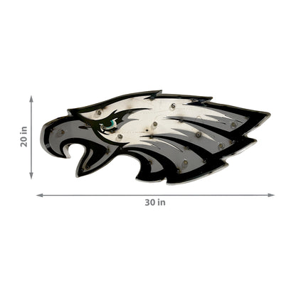 Philadelphia Eagles logo lighted metal retro sign
