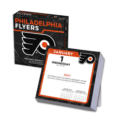 Philadelphia Flyers 2025 Fact-A-Day Box Desk Calendar