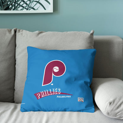 Philadelphia Phillies old school logo pillow