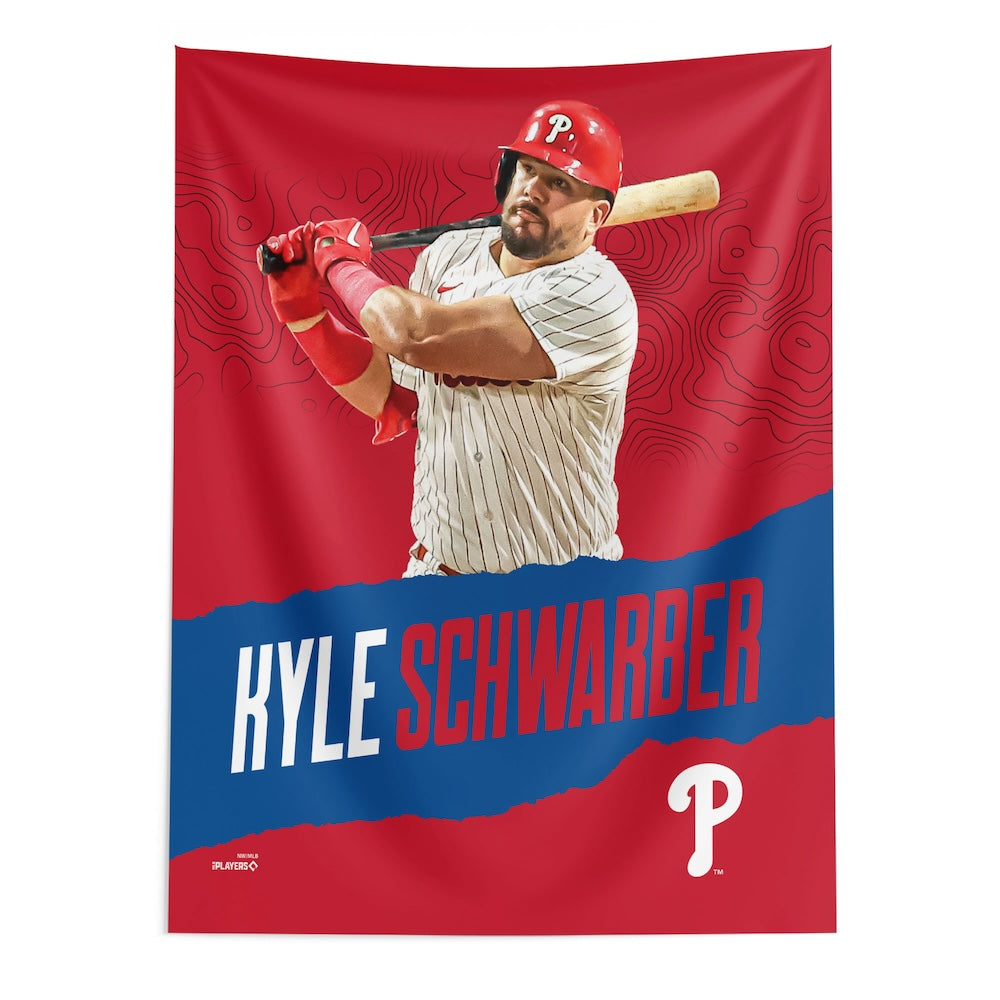 Philadelphia Phillies Kyle Schwarber wall hanging