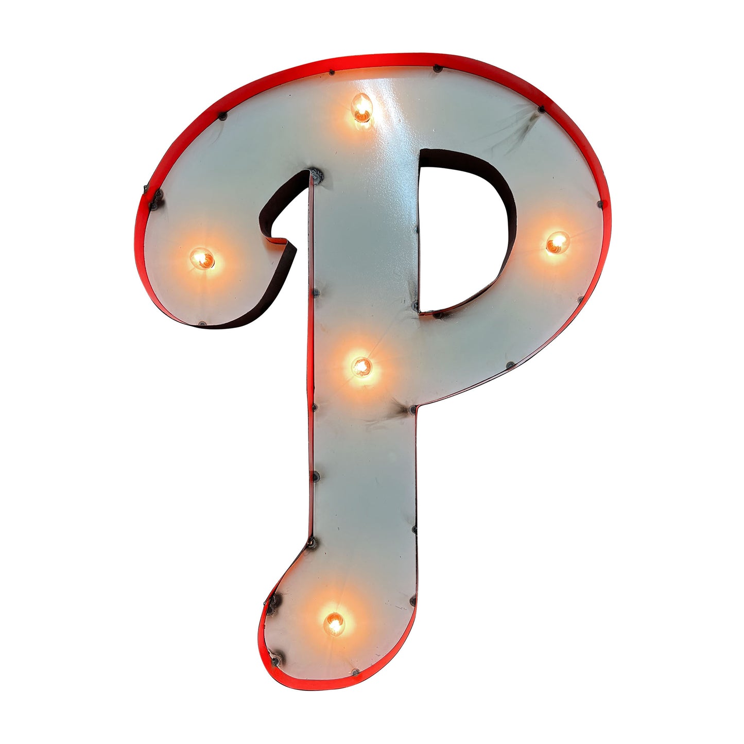 Philadelphia Phillies logo lighted metal sign