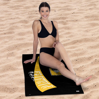 Pittsburgh Pirates CC throwback beach towel