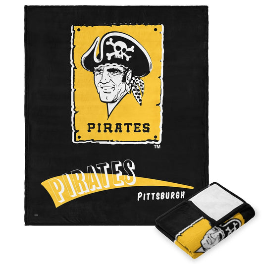 Pittsburgh Pirates throwback silk touch blanket