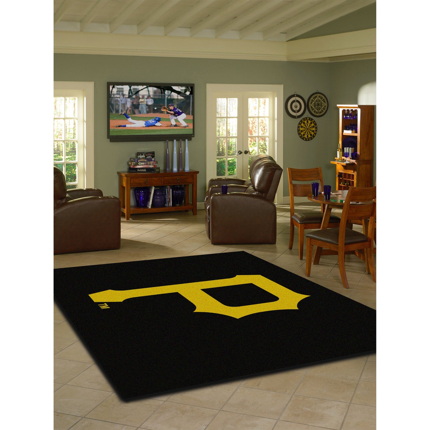 Pittsburgh Pirates spirit style area rug life