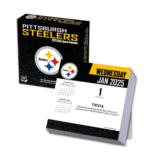 Pittsburgh Steelers 2025 Fact-A-Day Box Desk Calendar