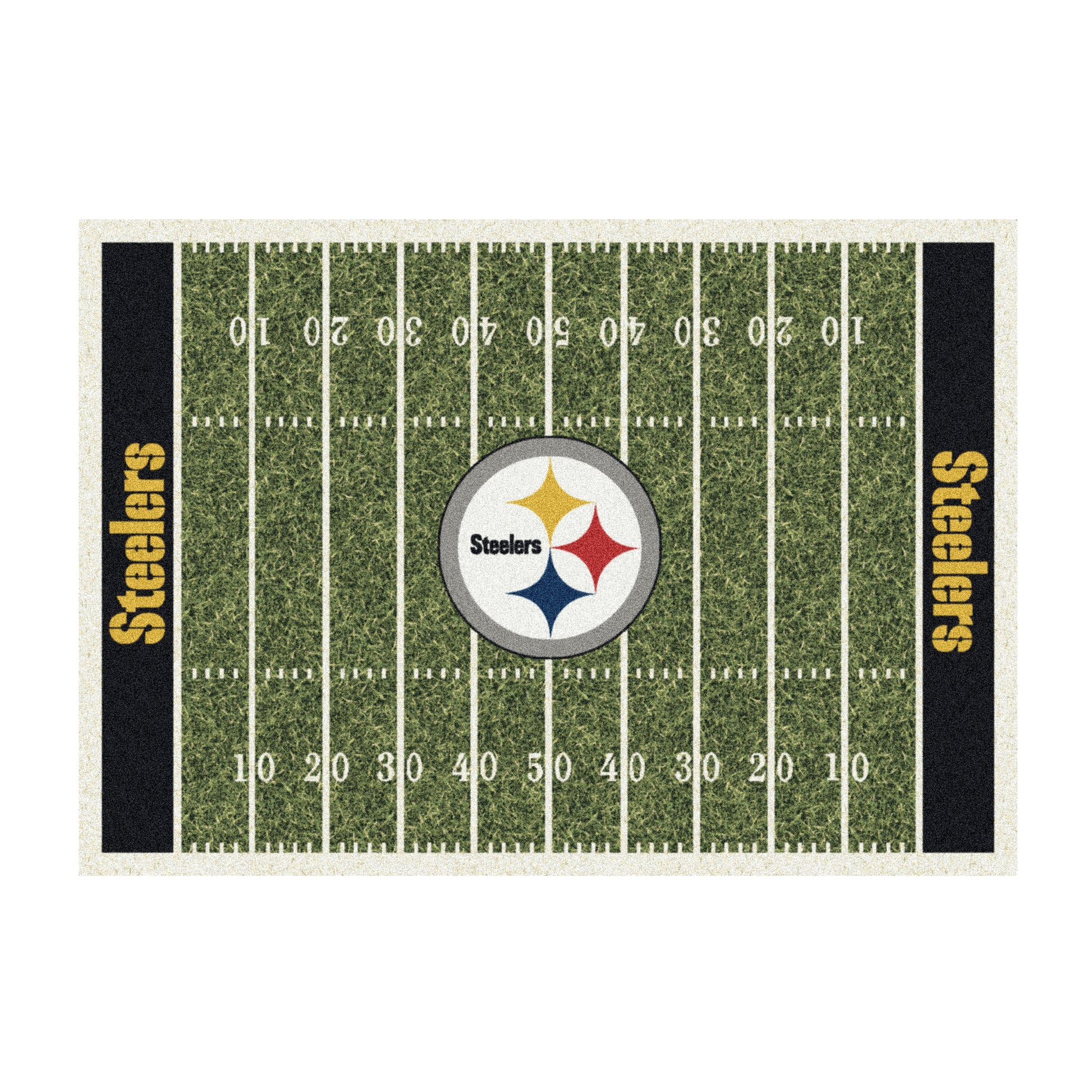 Pittsburgh Steelers home field style area rug