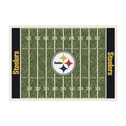 Pittsburgh Steelers home field style area rug