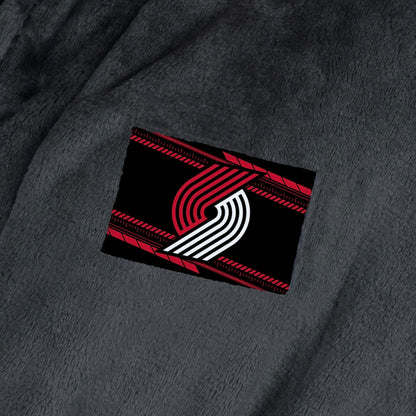 Portland Trail Blazers team color bathrobe patch