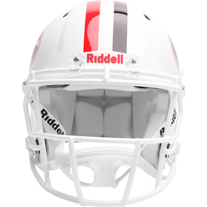 Georgia Bulldogs WHITE authentic full size helmet front view