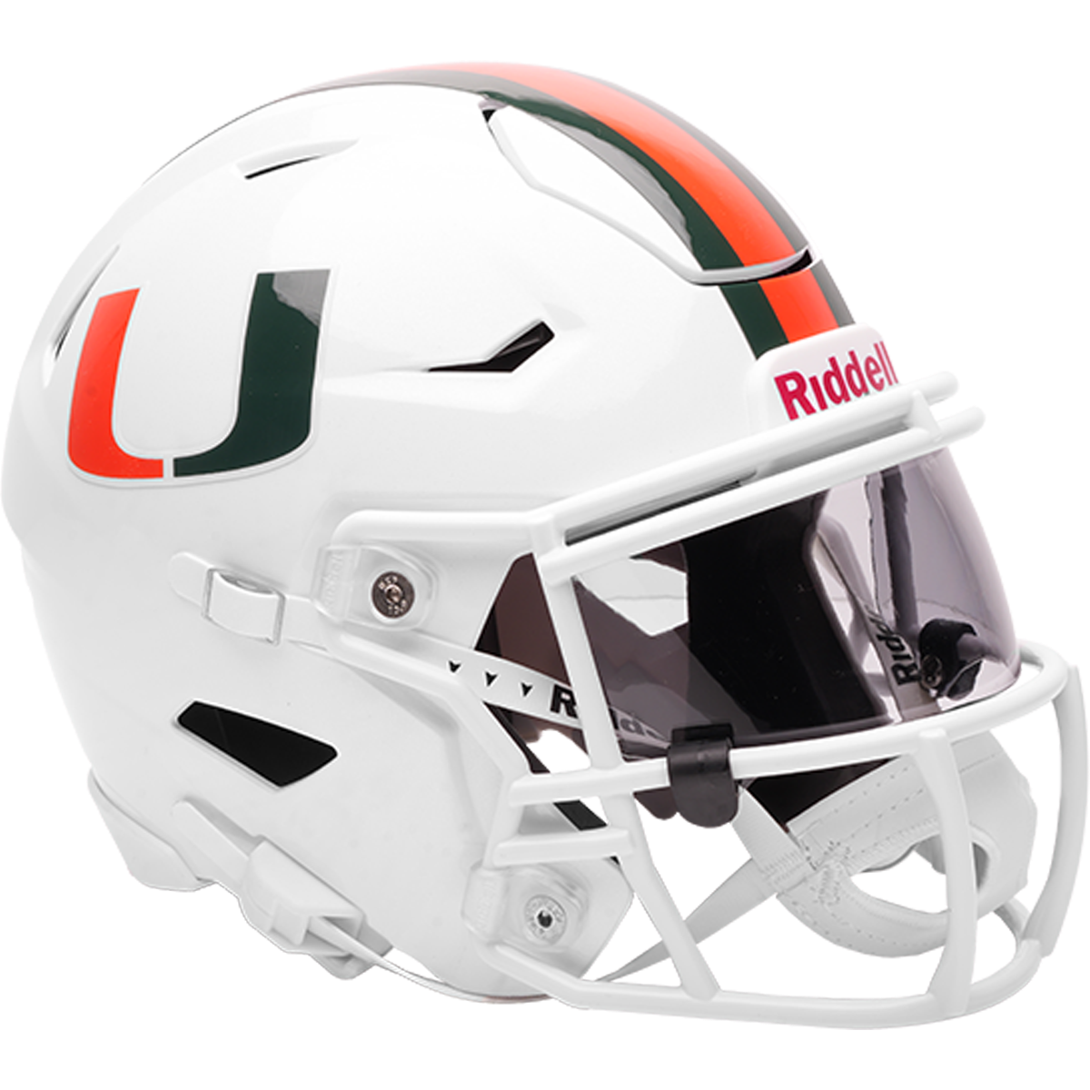 Miami Hurricanes MIDI football helmet