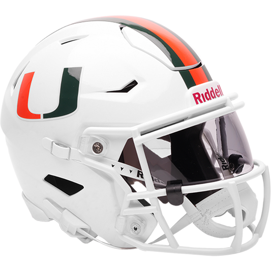 Miami Hurricanes MIDI football helmet