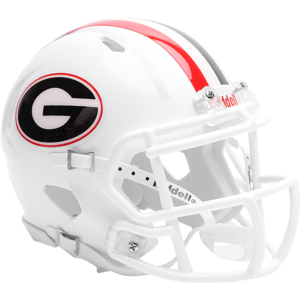 Georgia Bulldogs White mini helmet