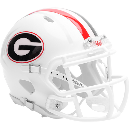 Georgia Bulldogs White mini helmet