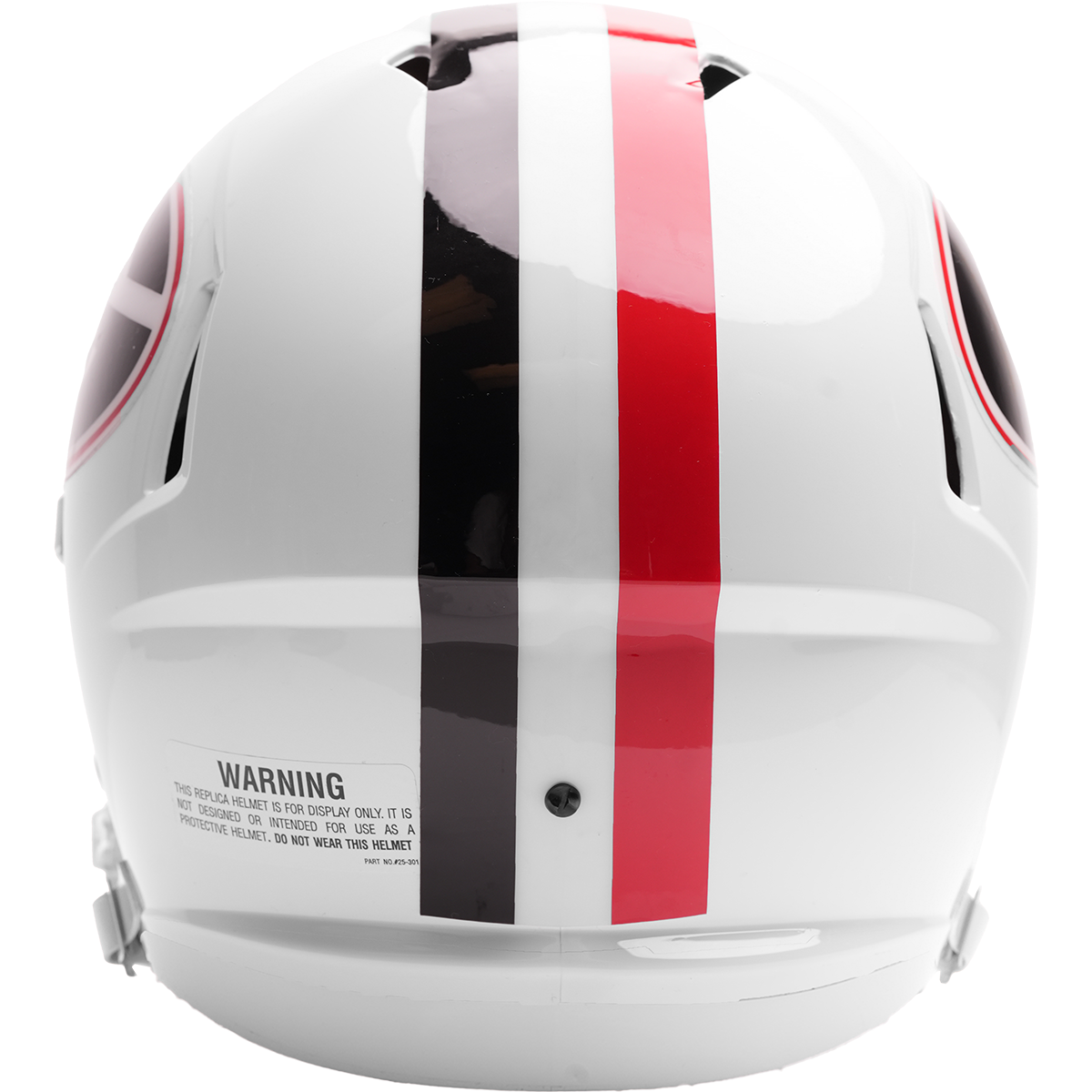Georgia Bulldogs full size White replica helmet back